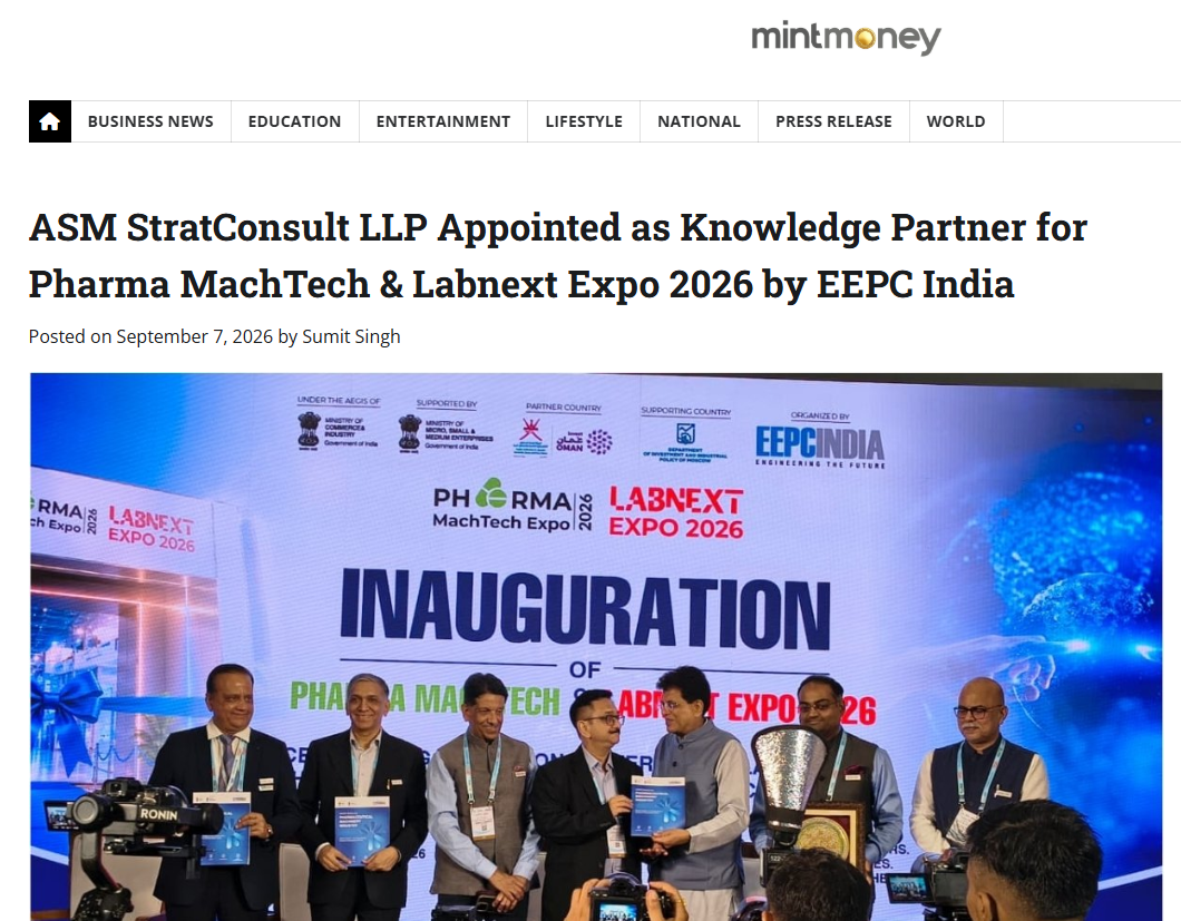 ASM StratConsult LLP featured in MintMoney